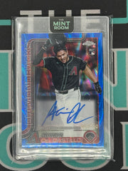 2025 Chrome Adrian Del Castillo Blue Rookie Autograph /150