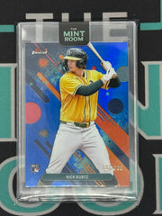 2025 Finest Nick Kurtz Blue Refractor Rookie Card /200