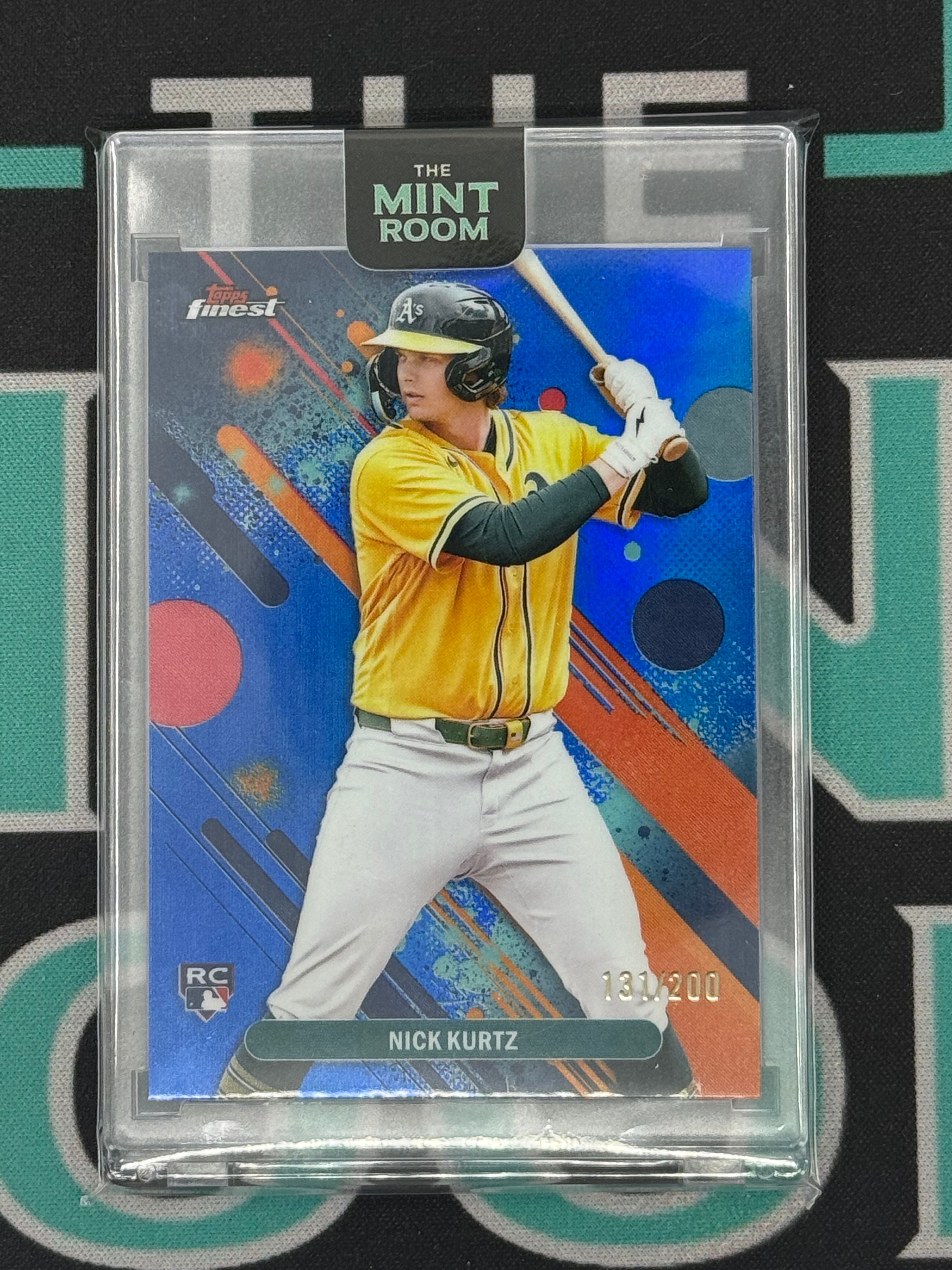 2025 Finest Nick Kurtz Blue Refractor Rookie Card /200