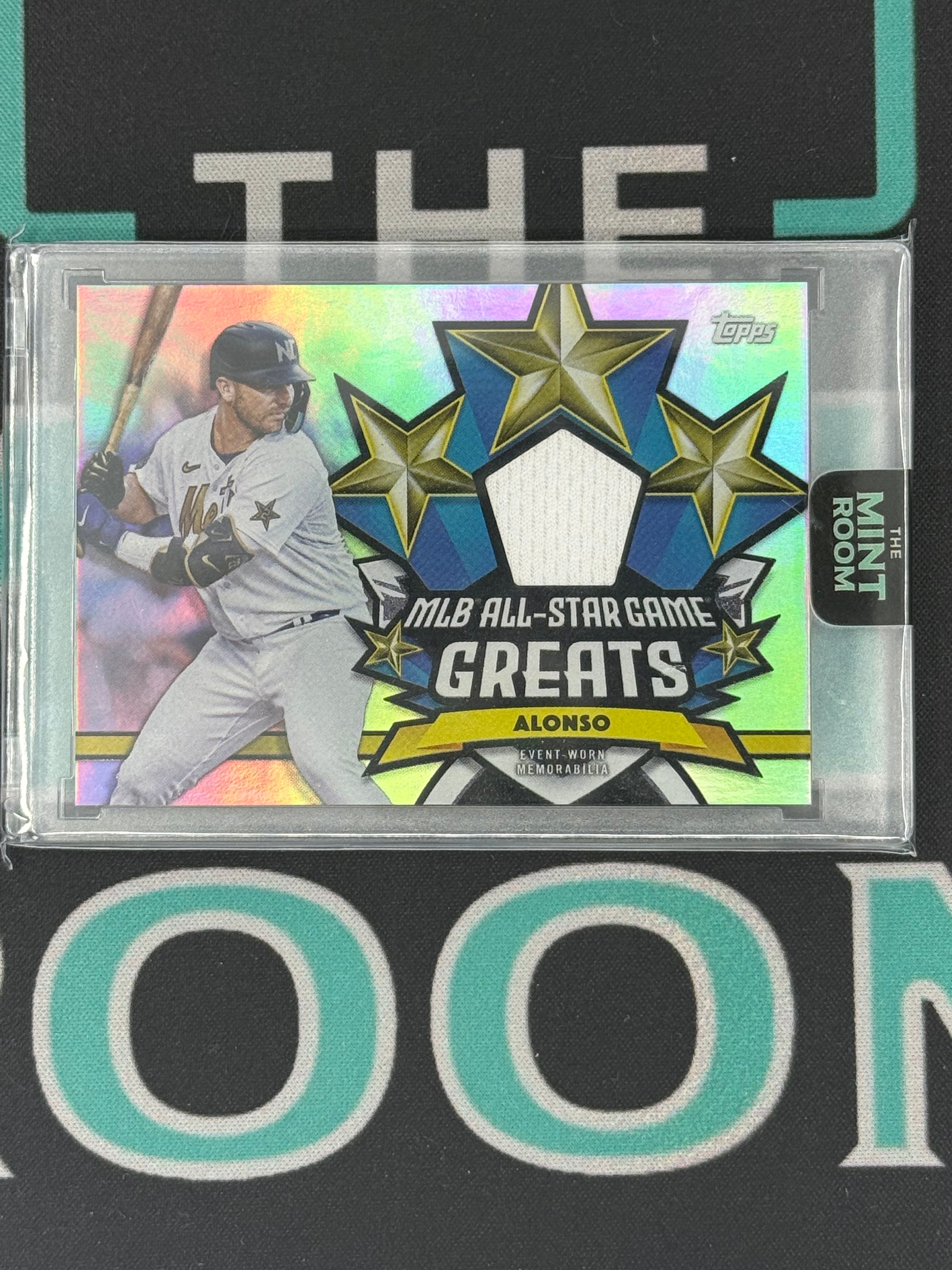 2025 All Star Game Greats Pete Alonso Patch Rainbow Foil