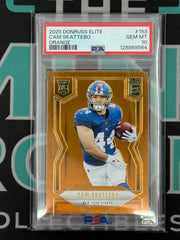 2025 Elite Cam Skattebo Rookie Orange /199 PSA 10