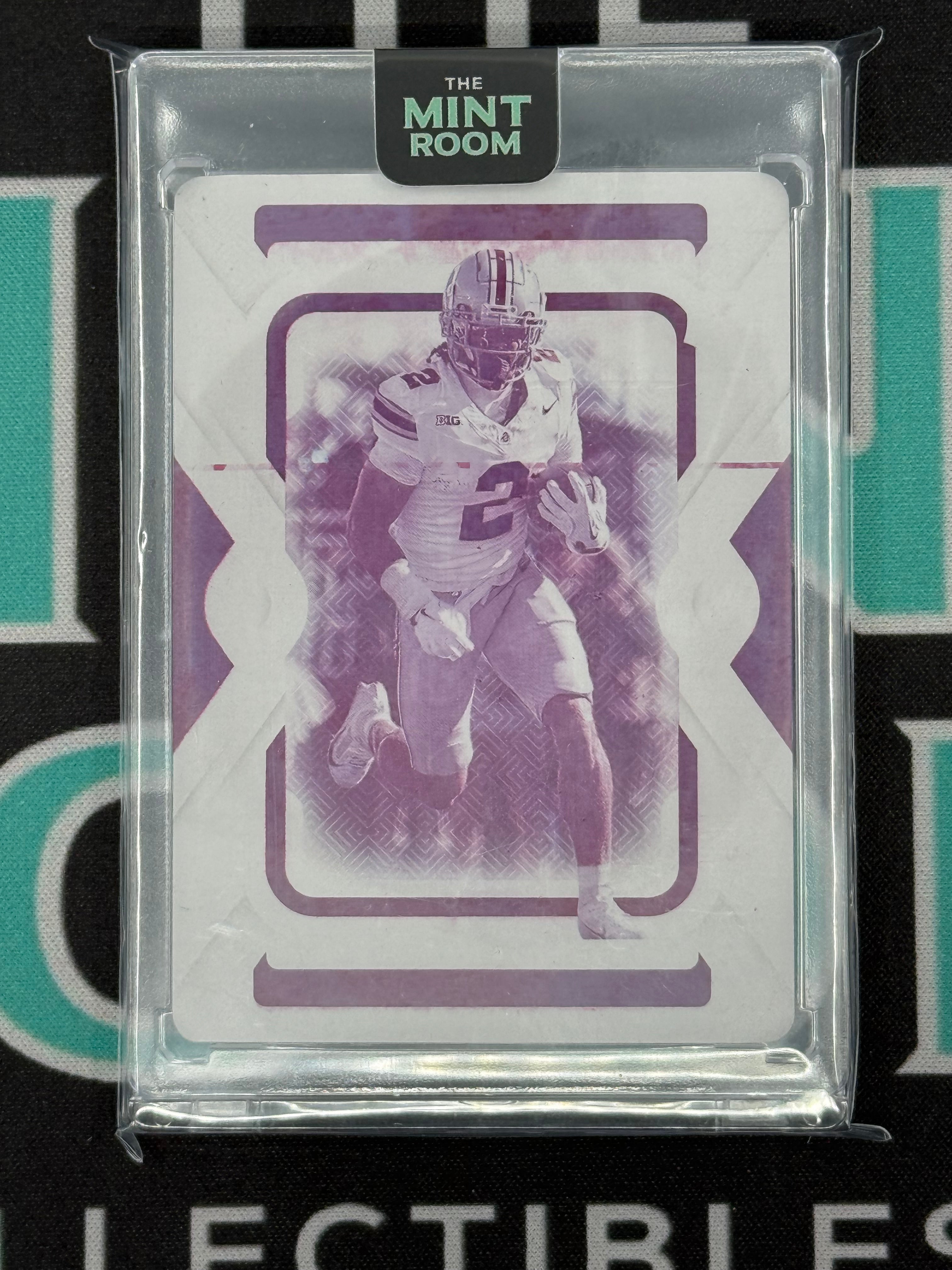 2025 Collegiate National Treasures Emeka Egbuka Printing Plate 1/1