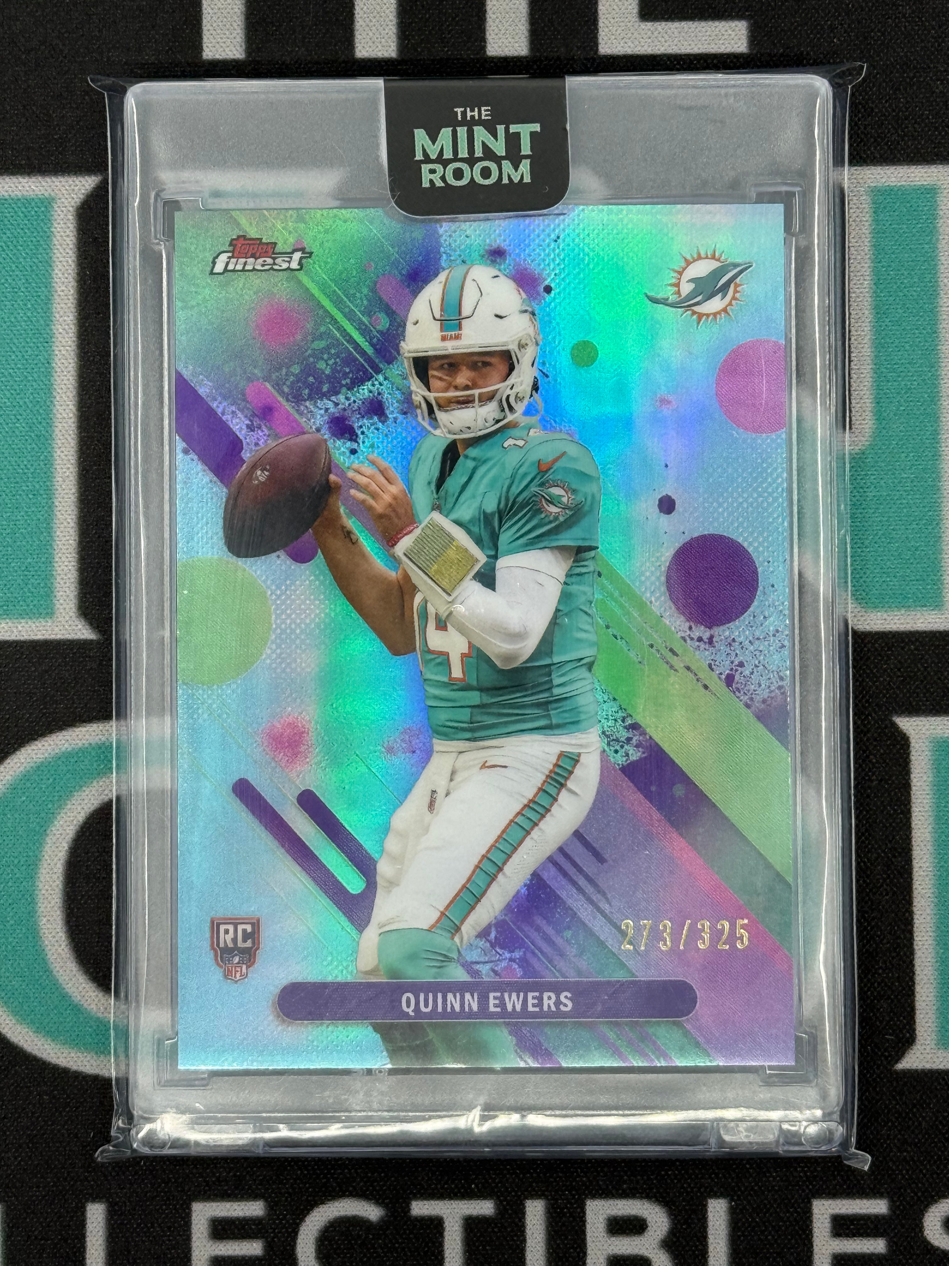 2025 Topps Finest Quinn Ewers Rookie Blue /325