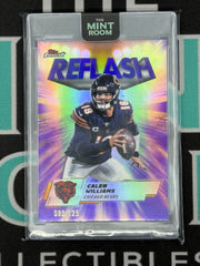 2025 Topps Finest Caleb Williams Purple Reflash /125