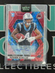 2025 Mosaic Tetairoa Mcmillan Rookie Red Mosaic Auto /199