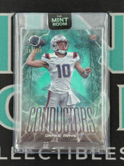 2025 Resurgence Drake Maye Rookie Conductors Aqua /249