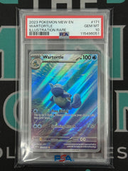 2023 151 Wartortle Illustration Rare PSA 10