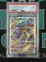 2022 Vstar Universe Mewtwo Vstar Special Special Art Rare Japanese PSA 10