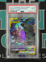 2019 Unified Minds Mega Sableye & Tyranitar GX PSA 9