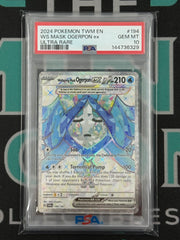 2024 Twilight Masquerade Wellspring Mask Ogerpon EX Ultra Rare PSA 10