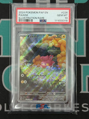 2024 Paldean Fates Pawmi Illustration Rare PSA 10
