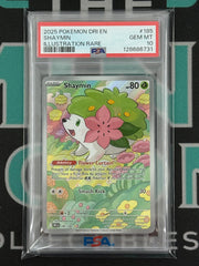 2025 Destined Rival Shaymin Illustration Rare PSA 10