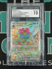 2023 151 Venusaur EX Special Illustration Rare CGC 10