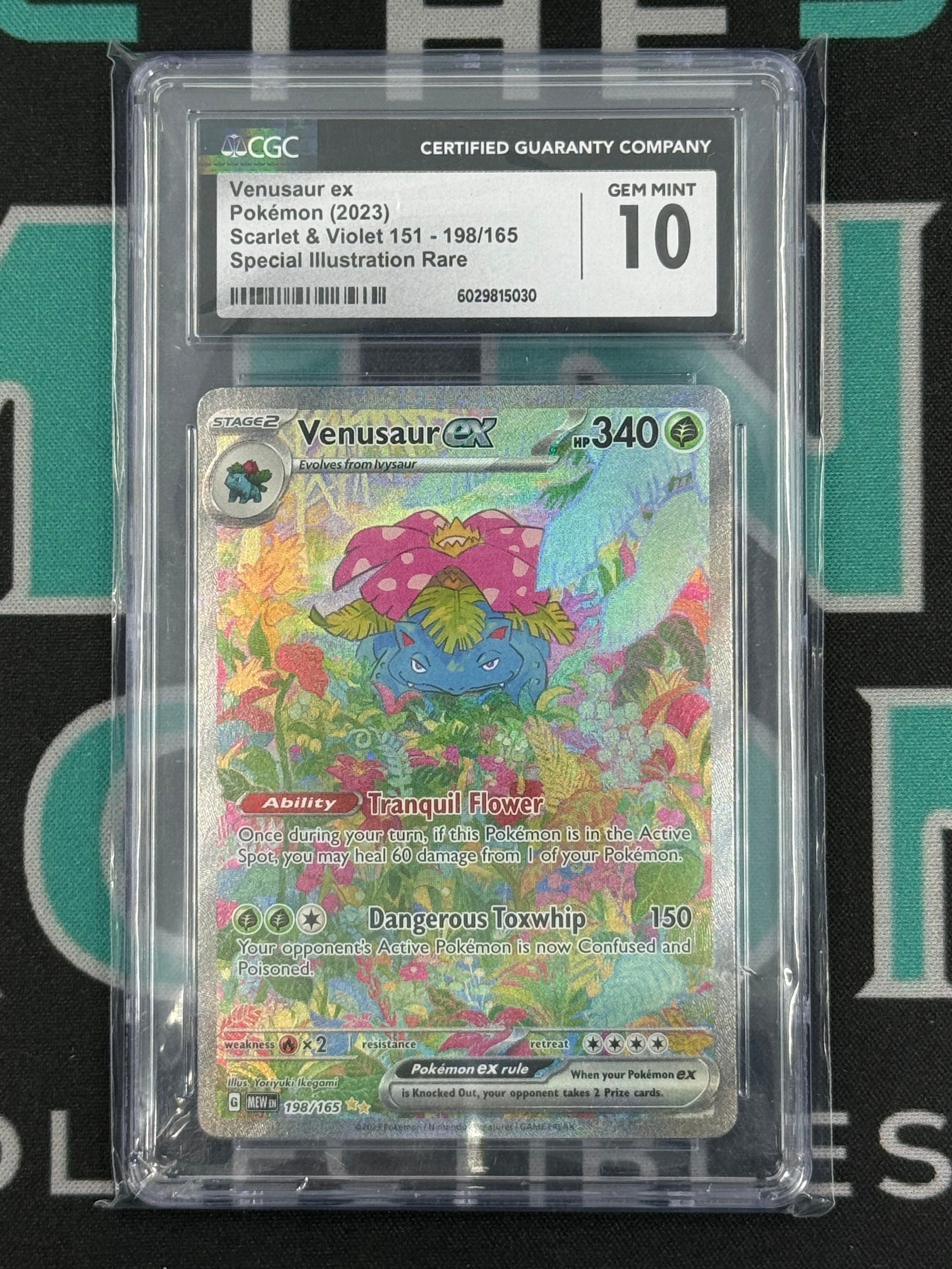 2023 151 Venusaur EX Special Illustration Rare CGC 10