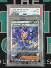 2025 Mega Evolution Acerola's Mischief Ultra Rare PSA 10