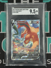 2022 Brilliant Stars Charizard V Ultra Rare SGC 9.5