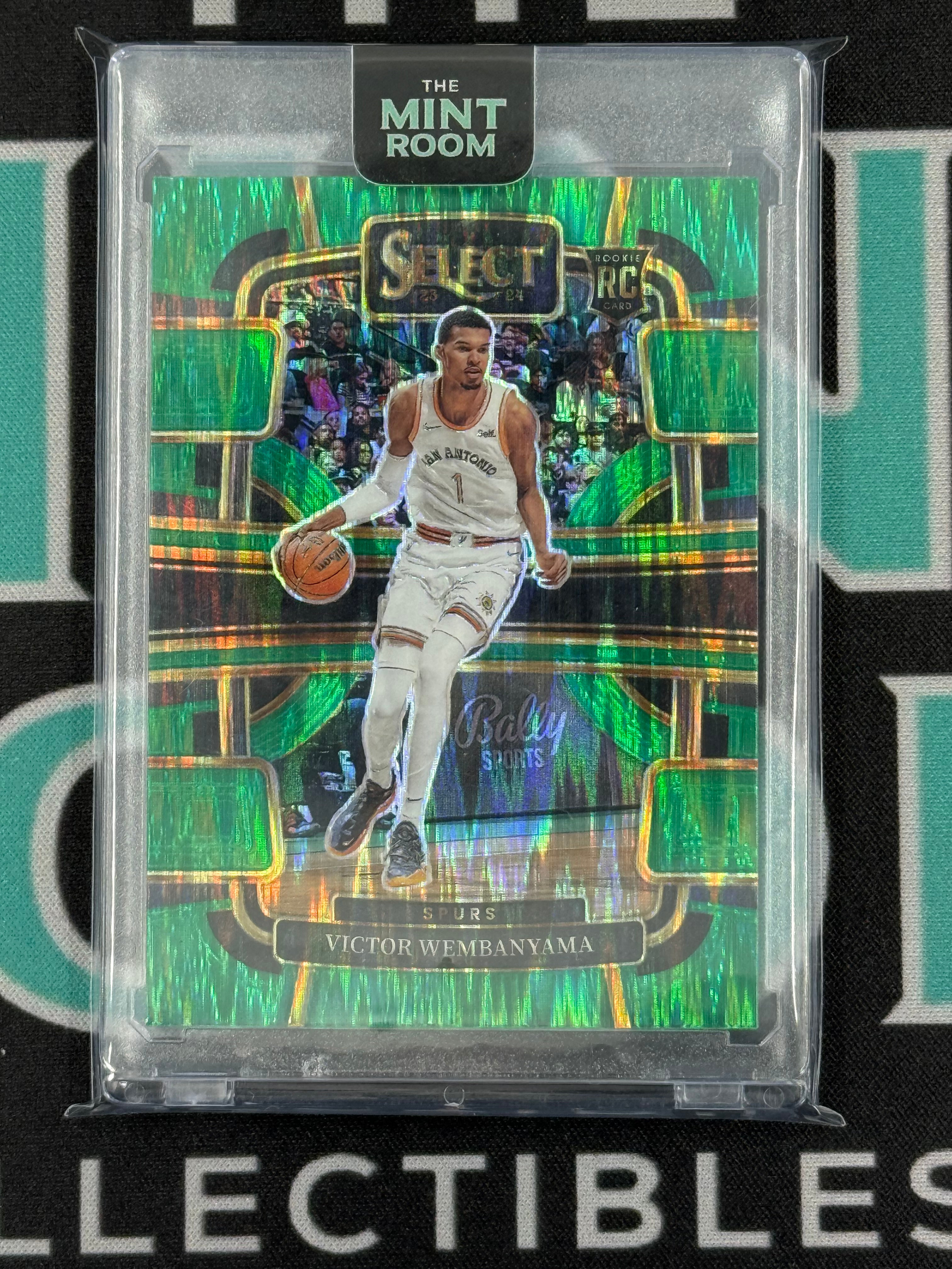 2024 Select Victor Wembanyama Rookie Green Shock