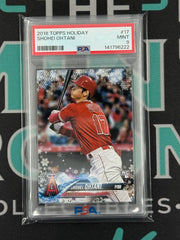 2018 Topps Holiday Shohei Ohtani Rookie PSA 9