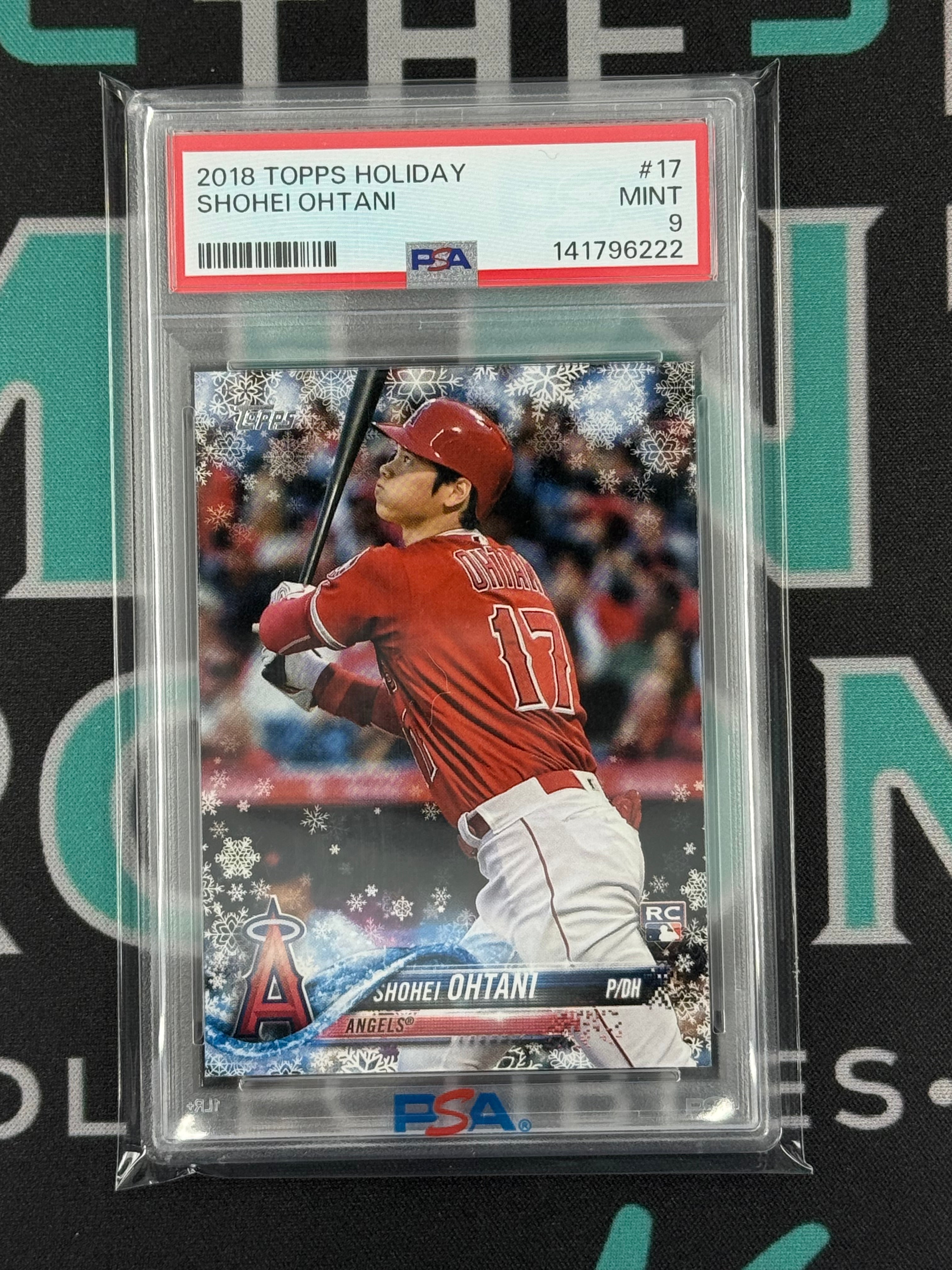 2018 Topps Holiday Shohei Ohtani Rookie PSA 9
