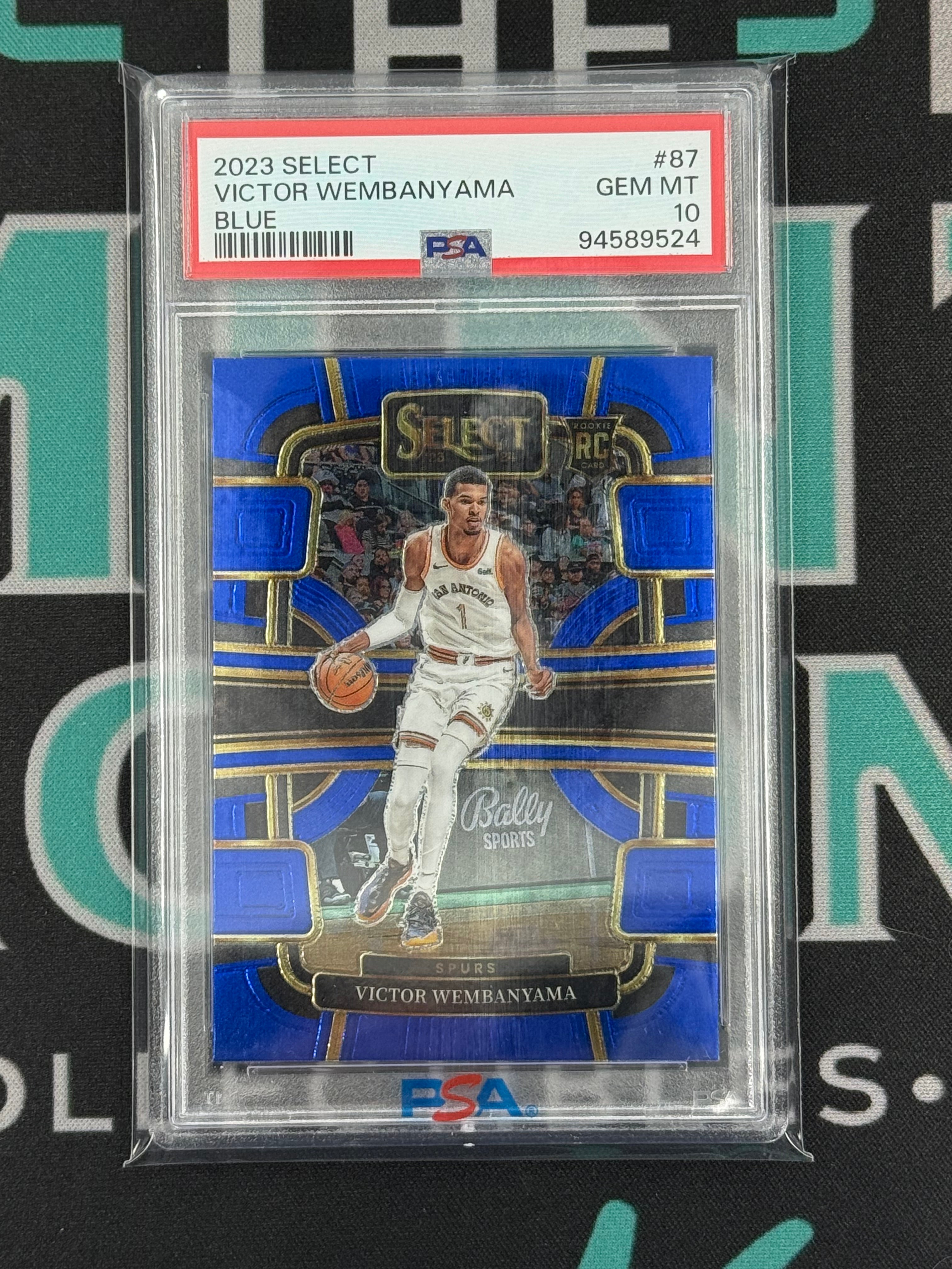2023 Select Victor Wembanyama Rookie Blue PSA 10