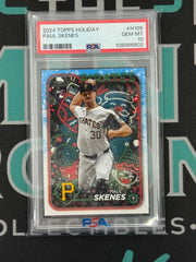 2024 Topps Holiday Paul Skenes PSA 10