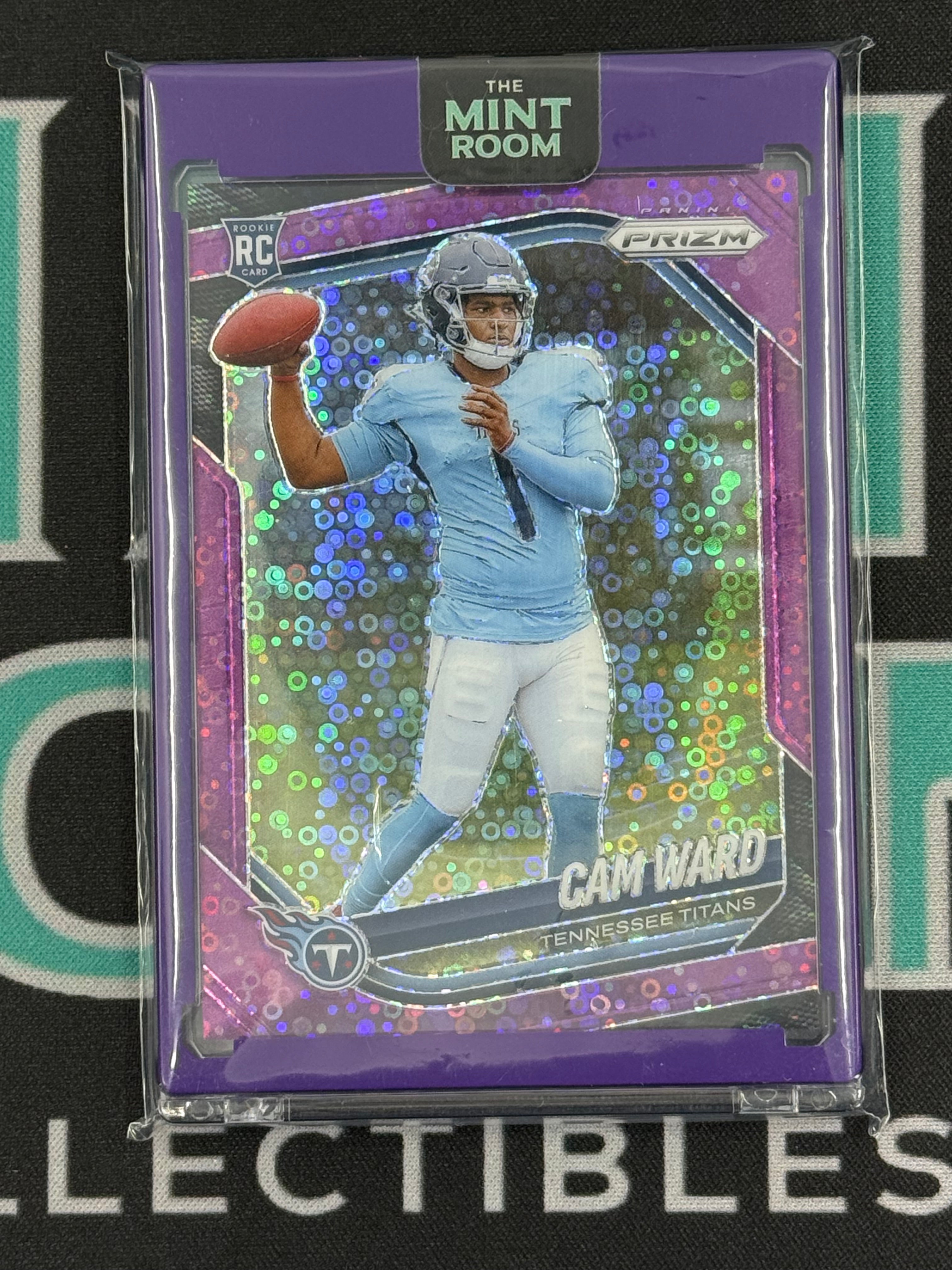 2025 Prizm Cam Ward Purple No Huddle /75