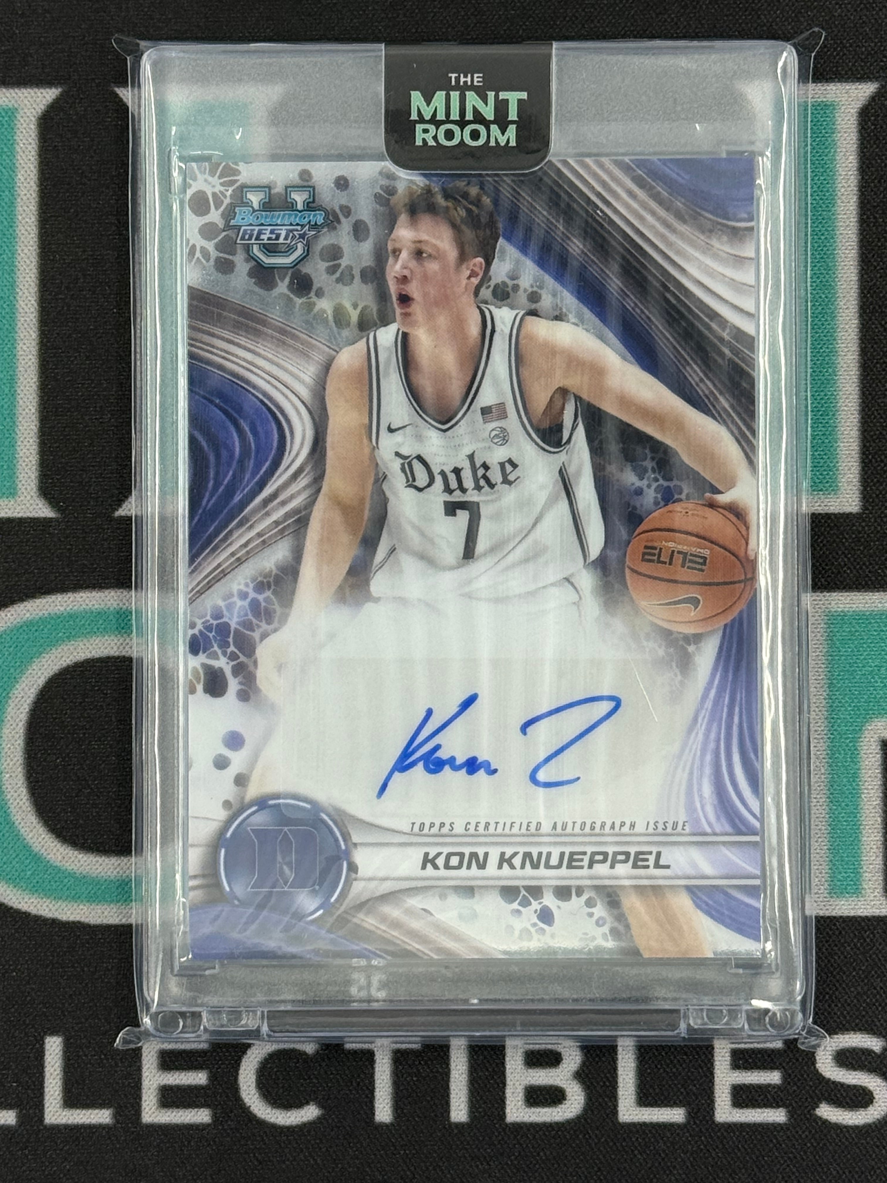 2025 Topps Bowman Best Kon Knueppel Auto