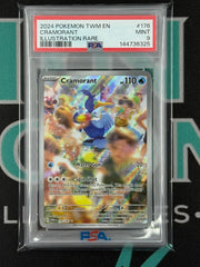 2024 Twilight Masquerade Cramorant Illustration Rare PSA 9