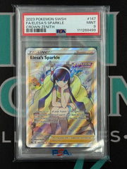 2023 Crown Zenith Elesa's Sparkle Ultra Rare PSA 9