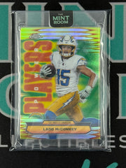 2025 Topps Chrome Ladd McConkey Power Players Refractor