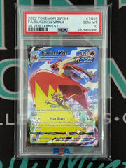 2022 Silver Tempest Blaziken Vmax Trainer Gallery PSA 10