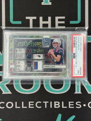 2024 Spectra Drake Maye Building Blocks Relic -Meta /25 PSA 9