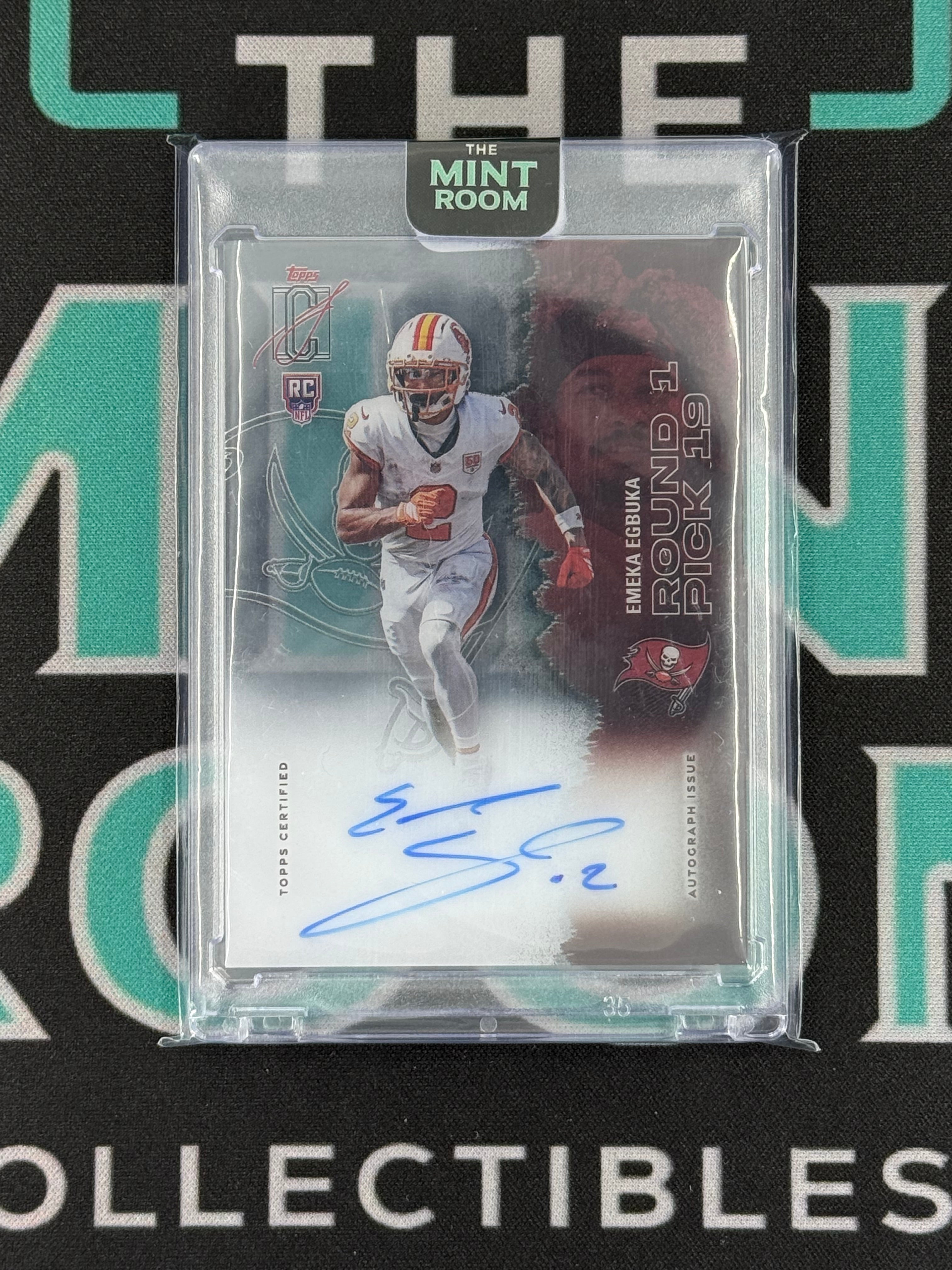 2025 Signature Class Emeka Egbuka Clear Rookie Auto