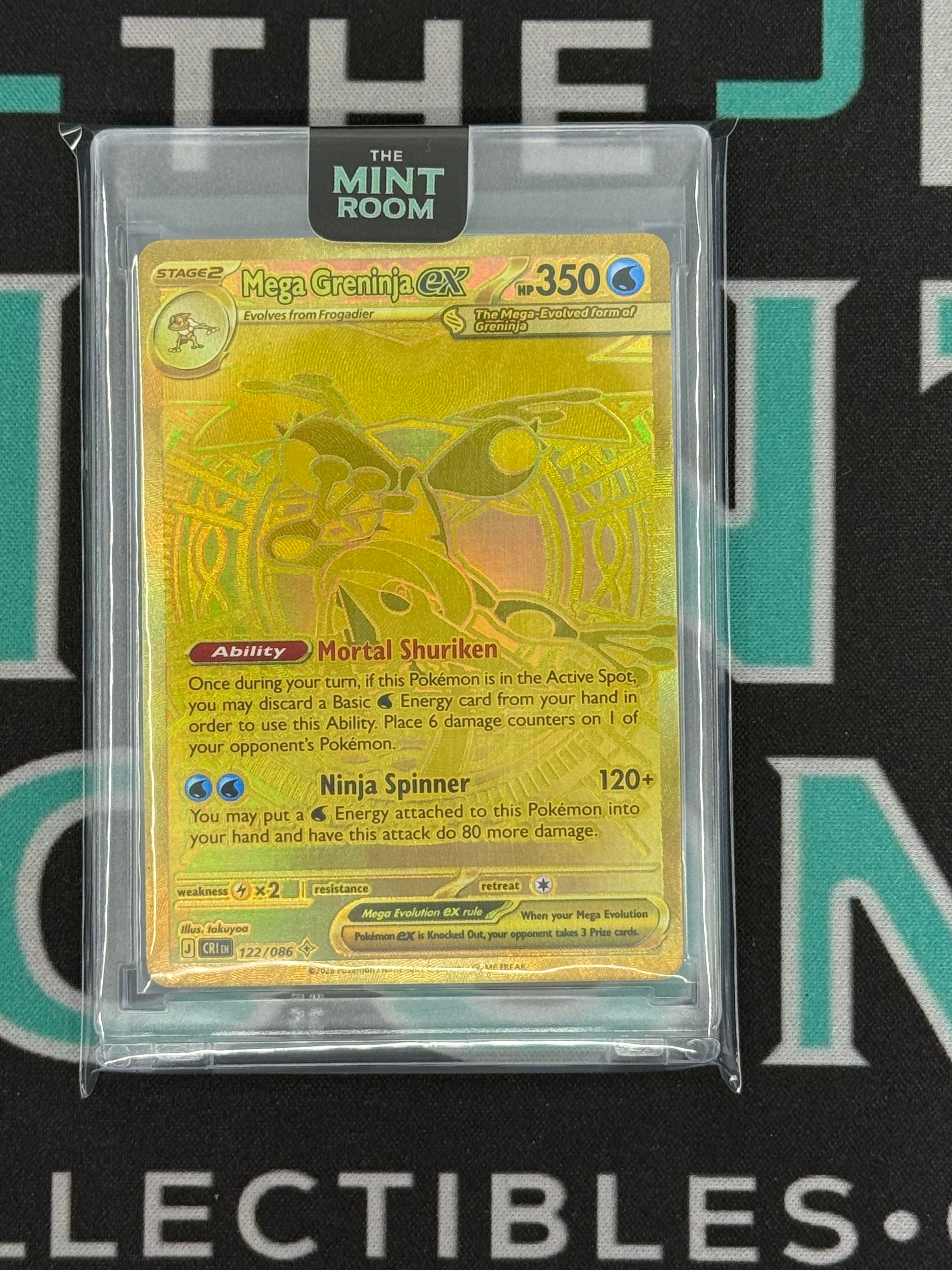 2026 Chaos Rising Mega Greninja EX Mega Hyper Rare