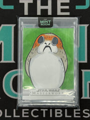 2026 StarWars Masterwork Ryan Thompson Porg 1/1 Sketch