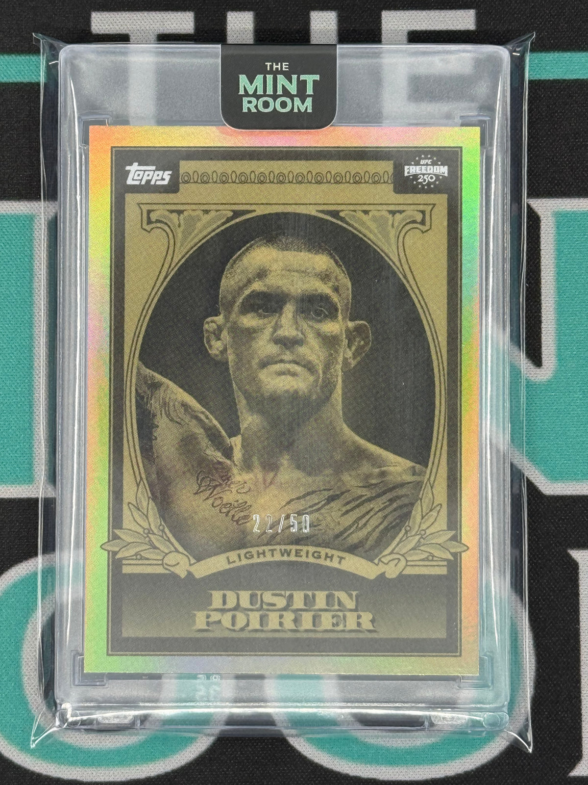 2026 Freedom 250 Dustin Poirier Dollar Gold /50