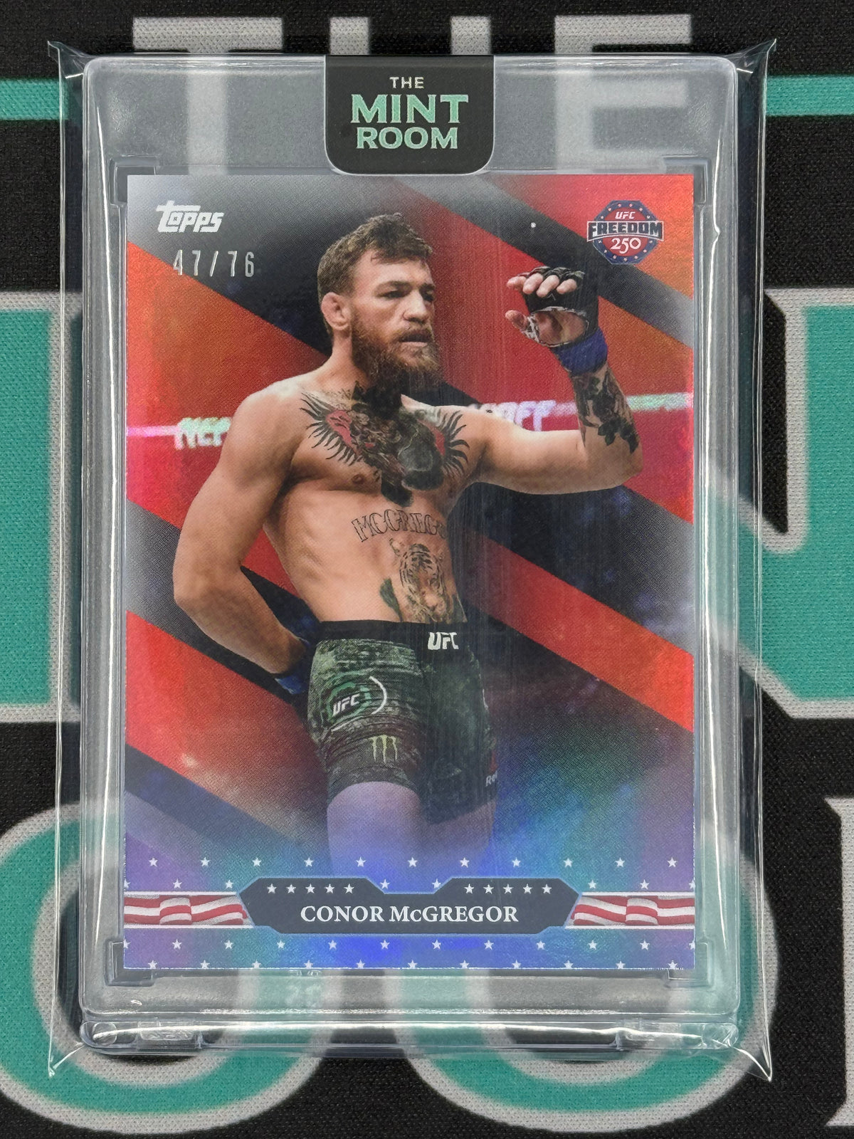 2026 UFC 250 Connor McGregor Red White & Blue /76