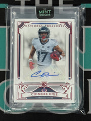 2025 National Treasures Chimere Dike Jersey Number Auto /17