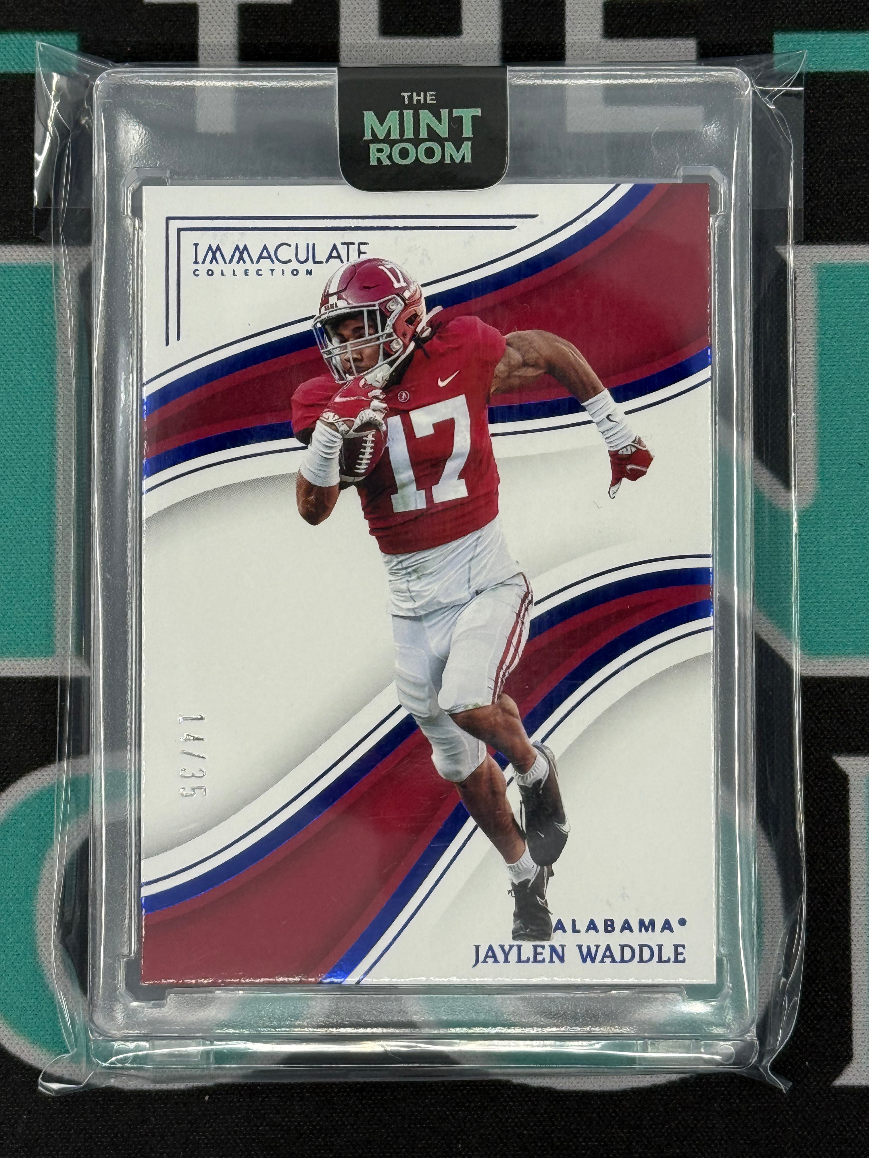 2023 Immaculate Collegiate Jaylen Waddle Blue /35