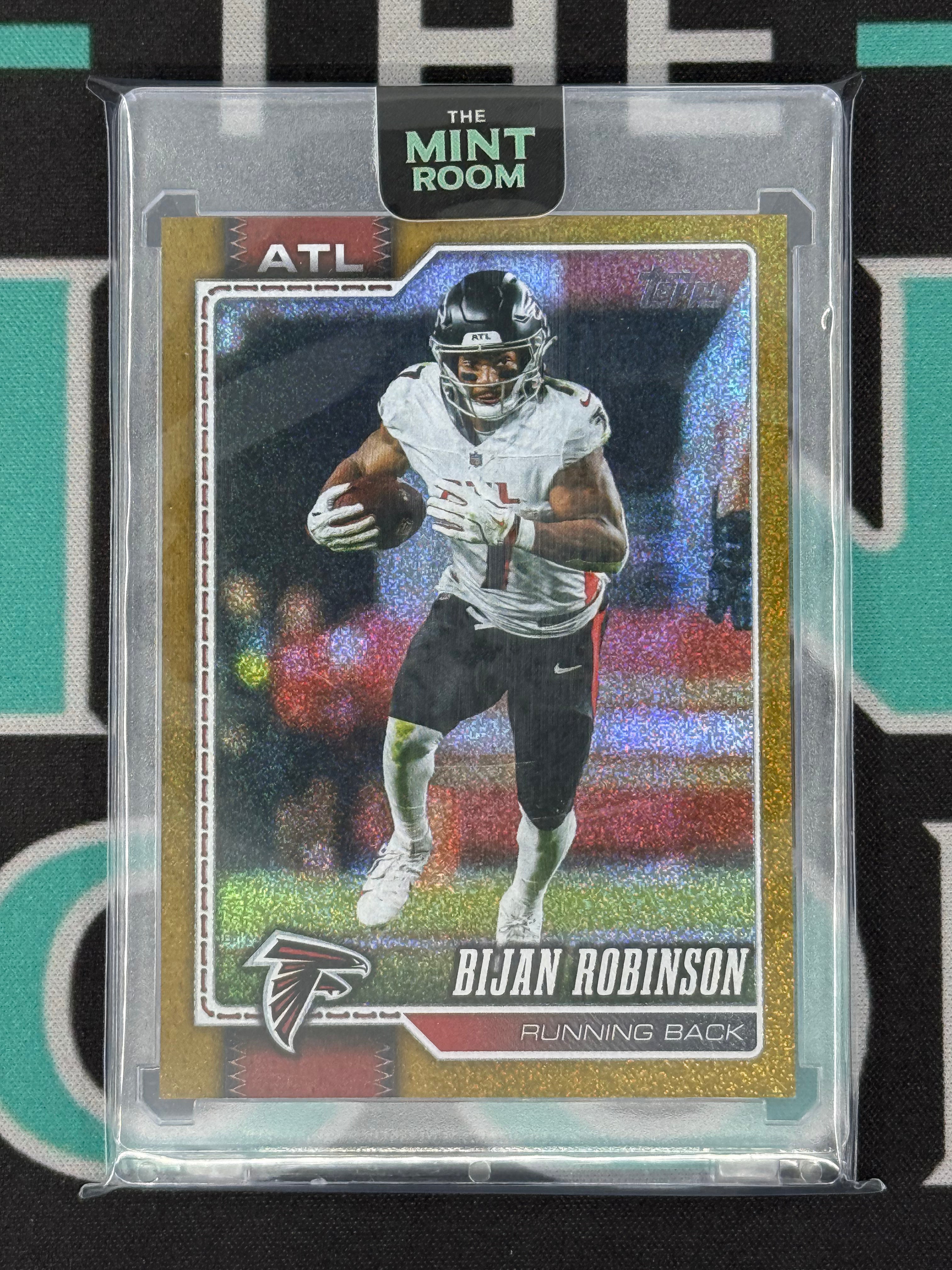 2026 Flagship Bijan Robinson Gold Speckle /50