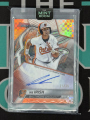 2025 Bowman's Best Ike Irish Orange X-Fractor Auto /25