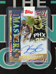 2026 Finest Kevin Durant Masters Black Red Geometric Auto /10