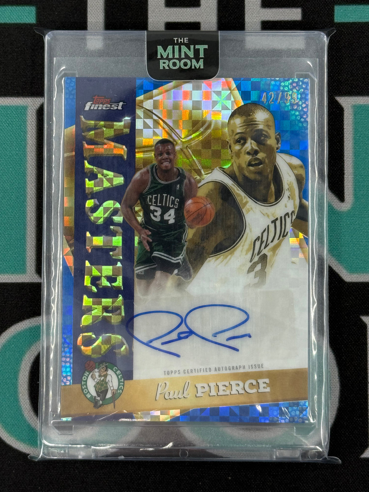 2026 Finest Paul Pierce Masters Auto Blue /99