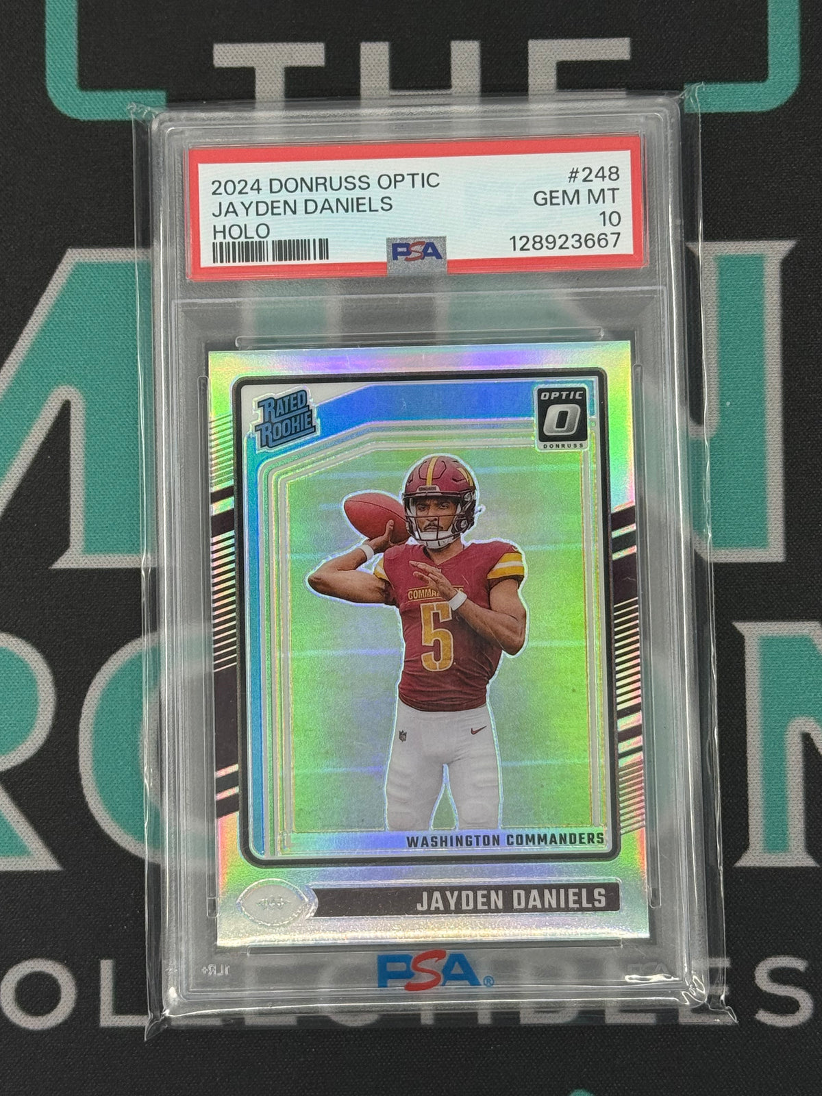 2024 Optic Jayden Daniels Holo Rookie PSA 10