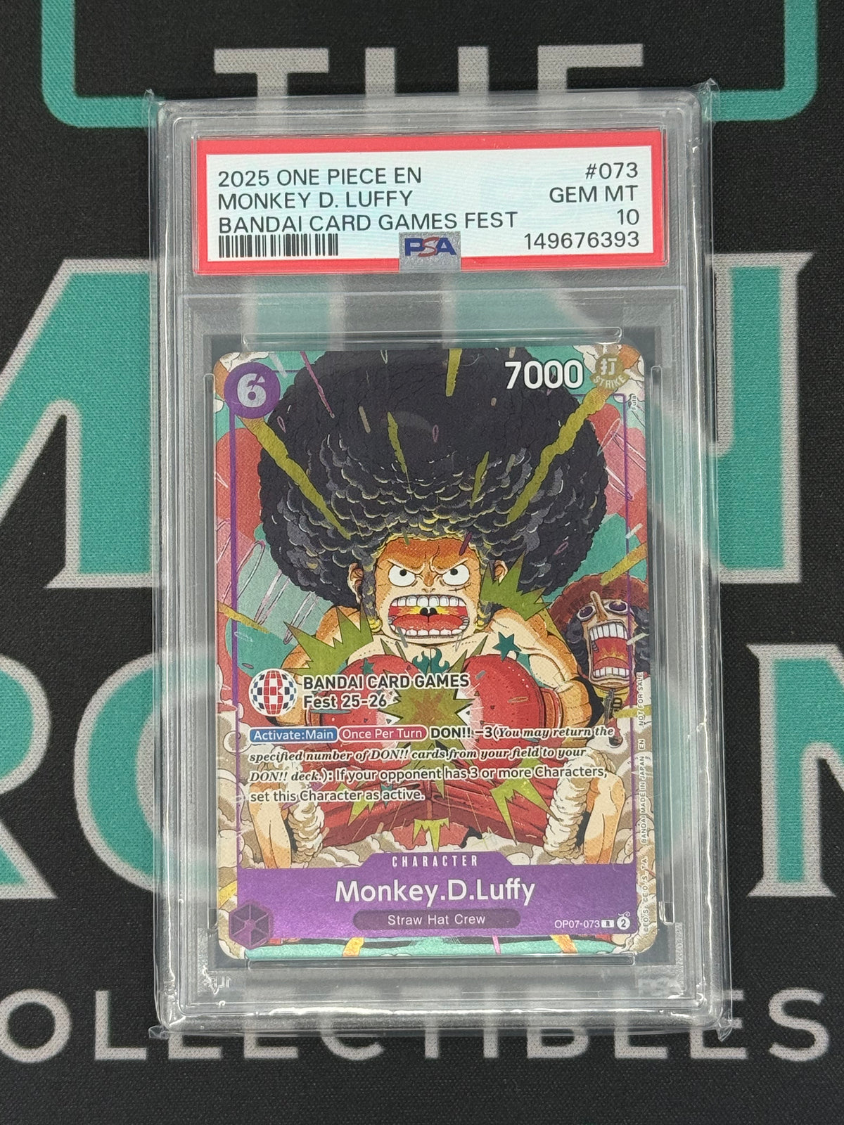 2025 Bondai Card Game Fest Monkey D. Luffy PSA 10