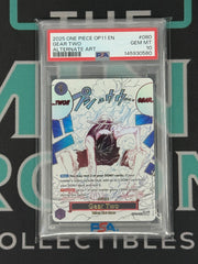 2025 A Fist Of Divine Speed Monkey D. Luffy Alternate Art PSA 10