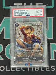 2026 Tin Pack Monkey D. Luffy Promo PSA 10