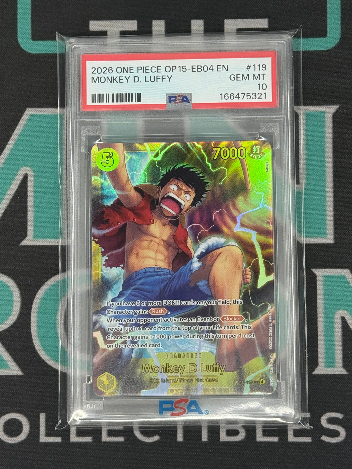 2026 Adventure On Kami's Island Monkey D. Luffy PSA 10
