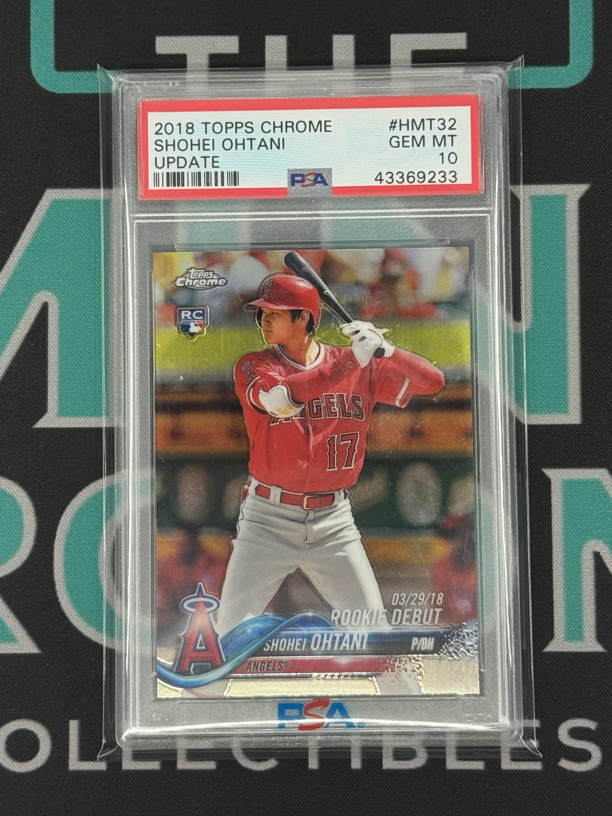 2018 Chrome Update Shohei Ohtan Rookiei PSA 10