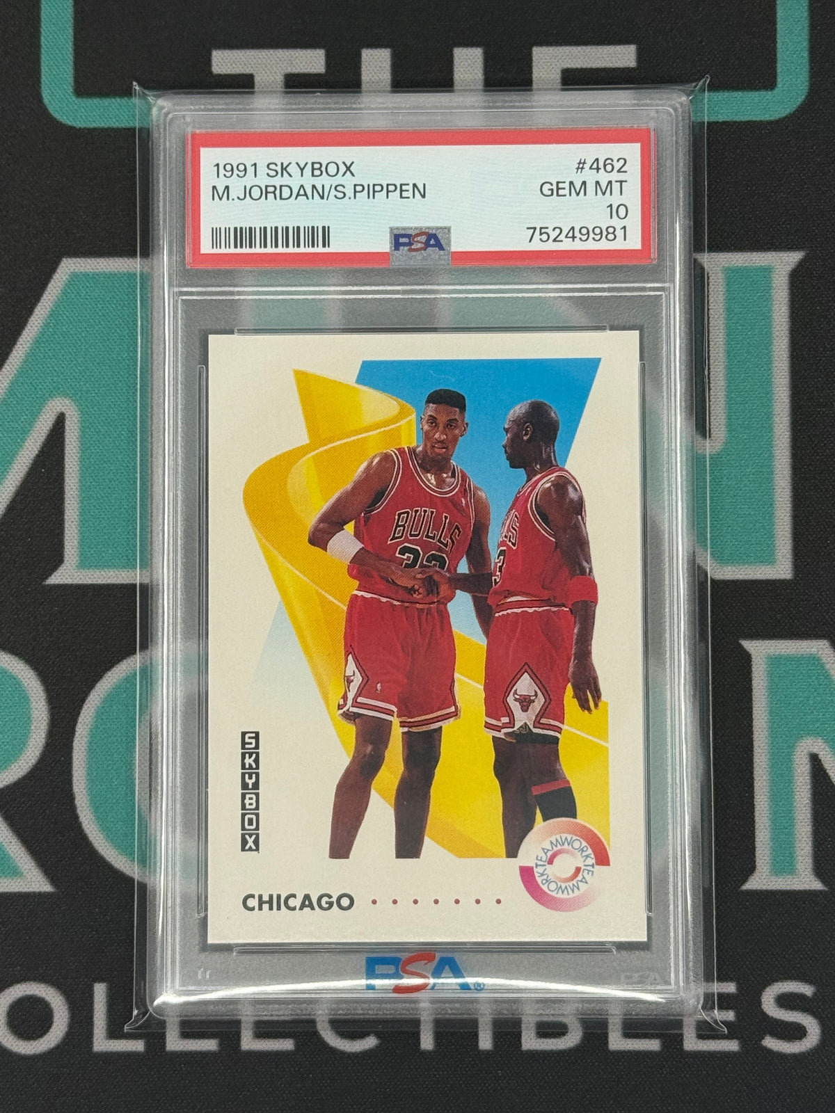 1991 Skybox Michael Jordan Scottie Pippen PSA 10